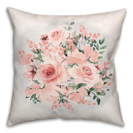 Pink Bouquet Throw Pillow Michaels